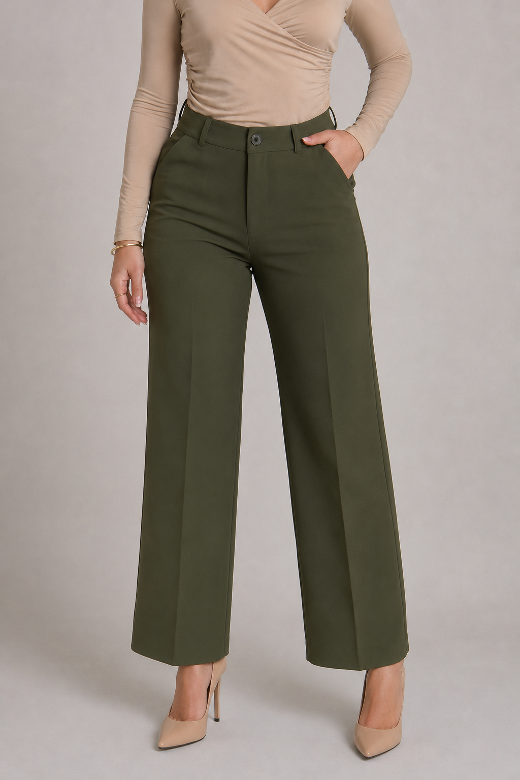 Pantalón Sastrero Nala II Tiro Alto Recto