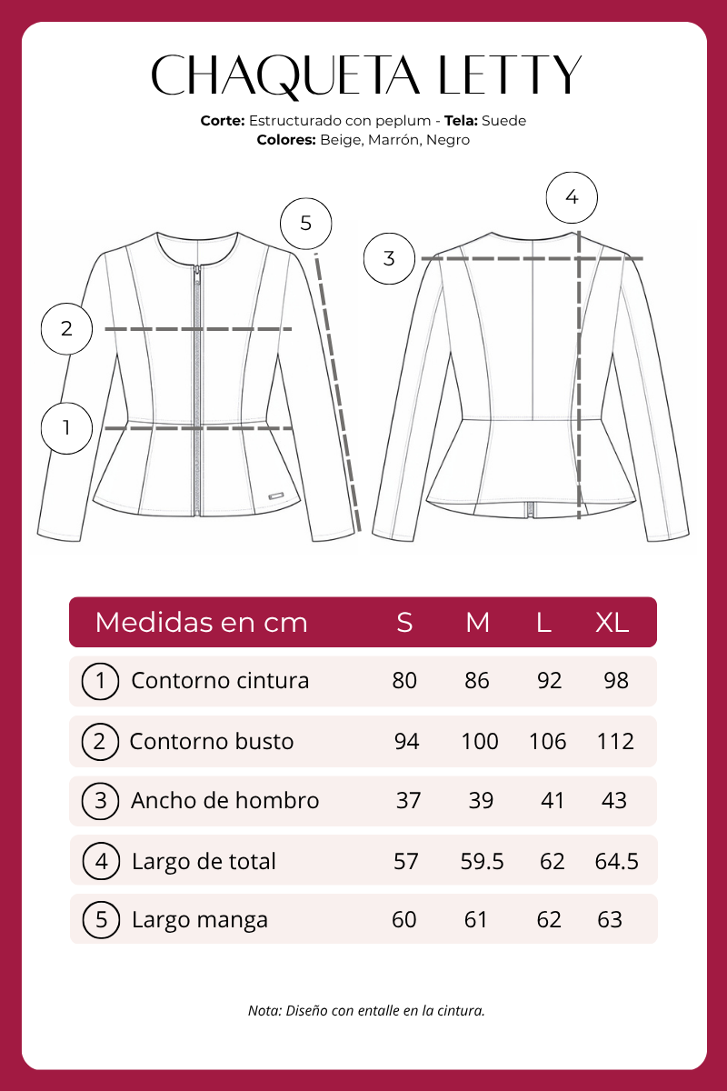 Chaqueta Letty