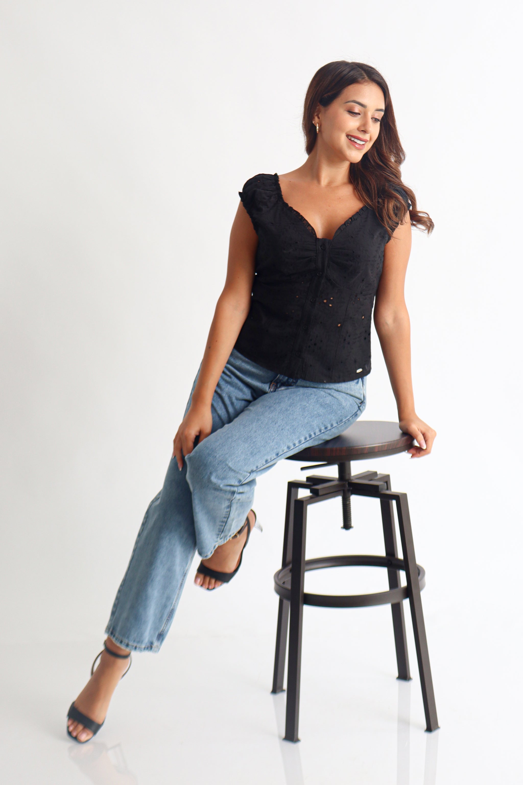Blusa Ruth - Negro