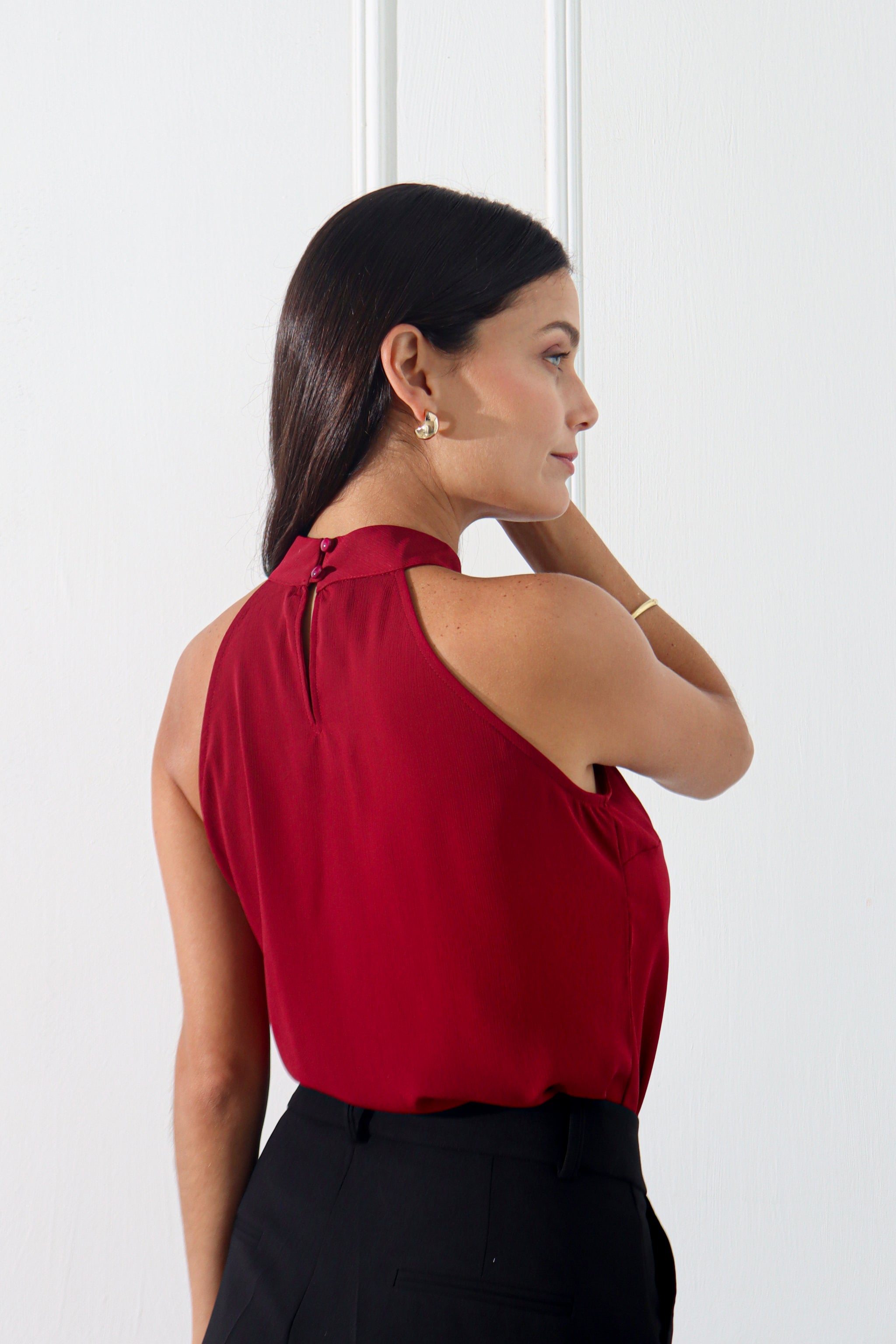 BLUSA SUNA - VINO