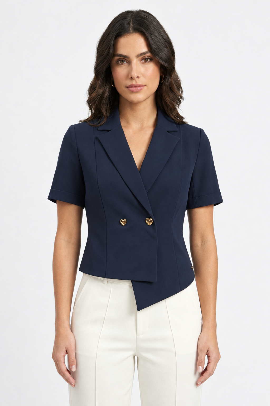 Blazer Karely manga corta