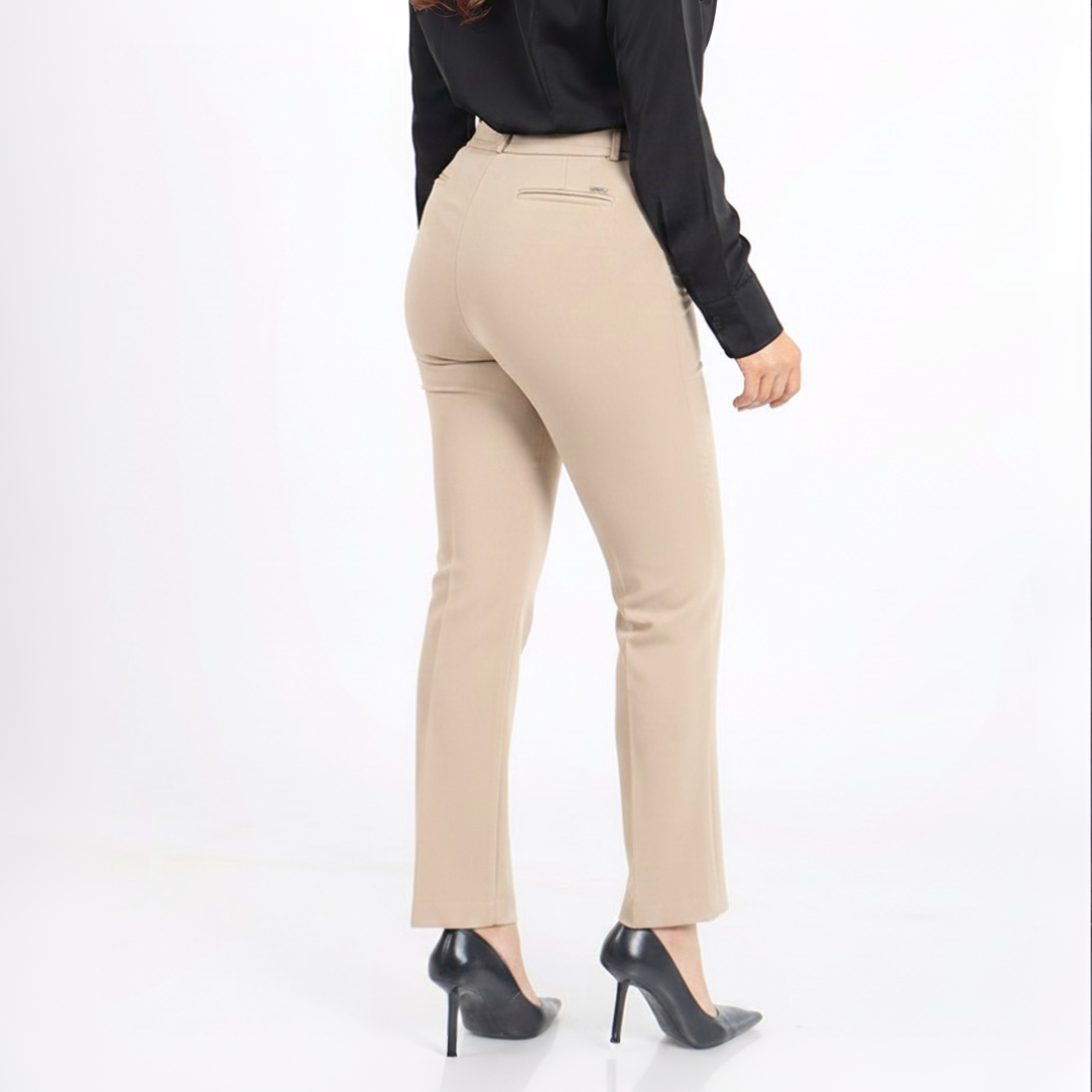 Pantalón Sastrero Joana Semirecto Tiro Alto