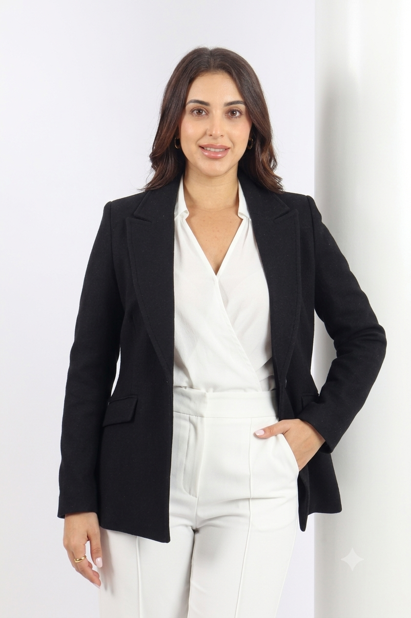 Abrigo Corto Zeina Paño