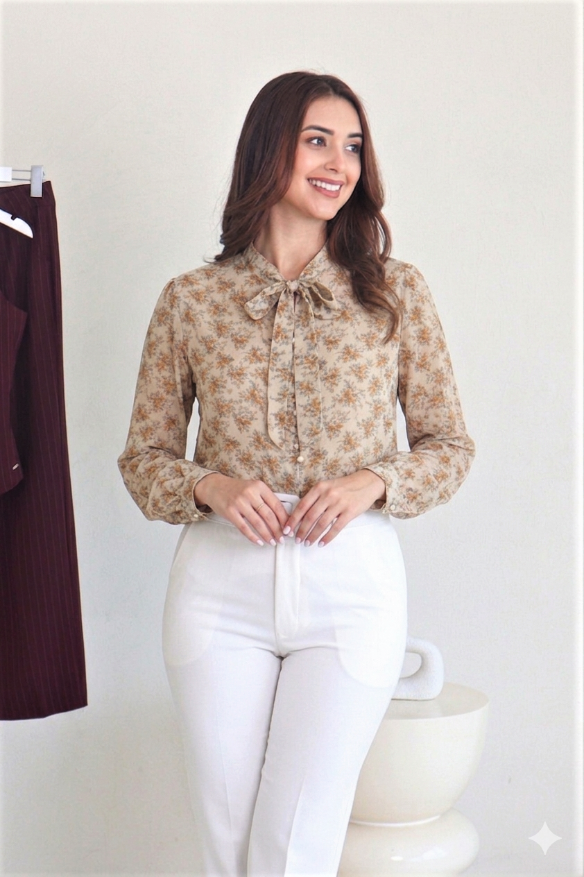 Blusa Amelia Floreada