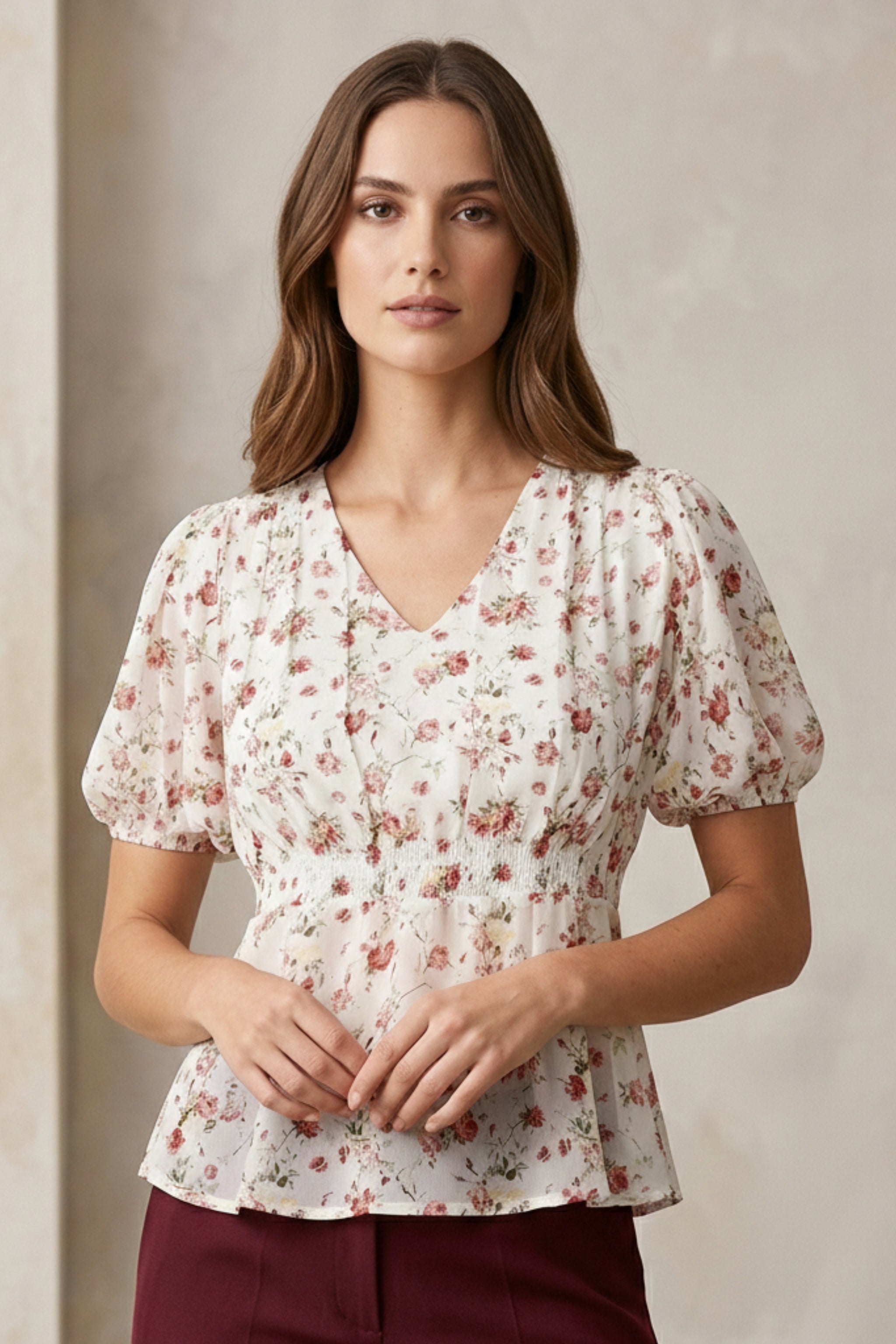 Blusa Greysi Floreada