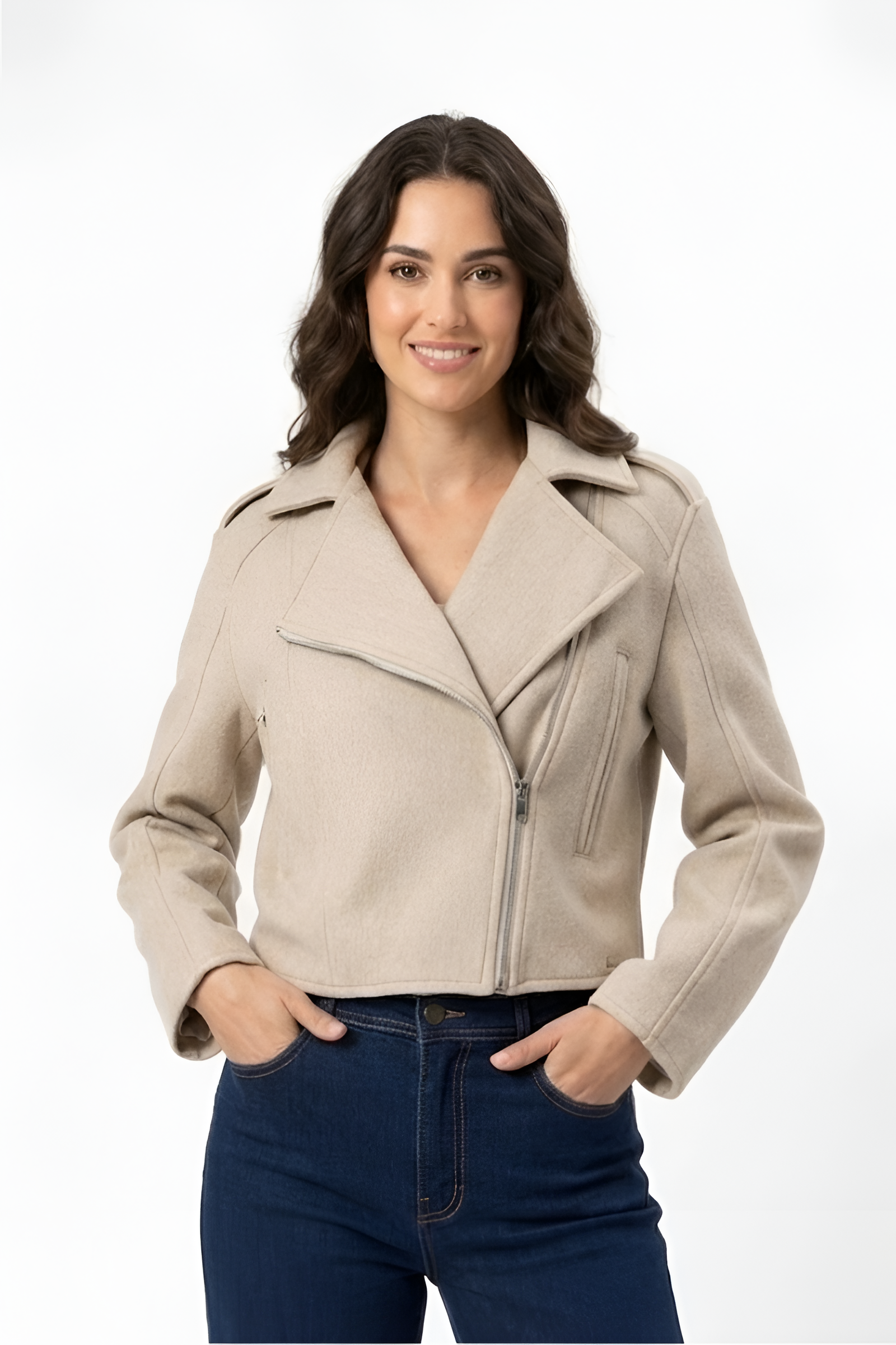 Chaqueta Flor Biker