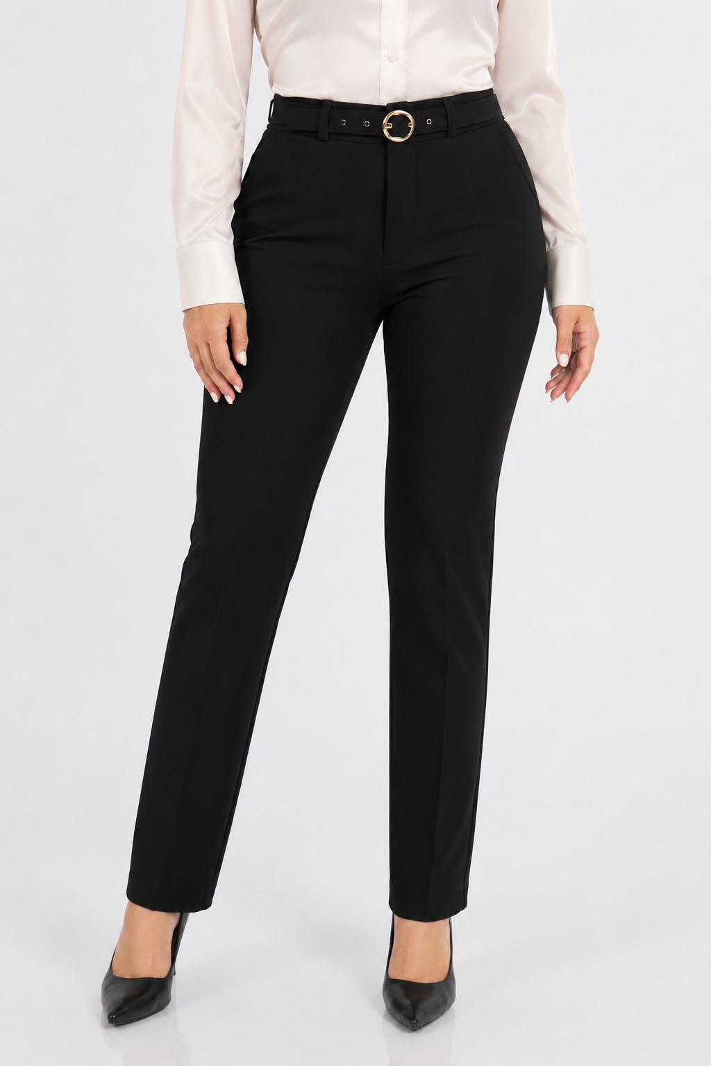 Pantalón Sastrero Joana Semirecto Tiro Alto