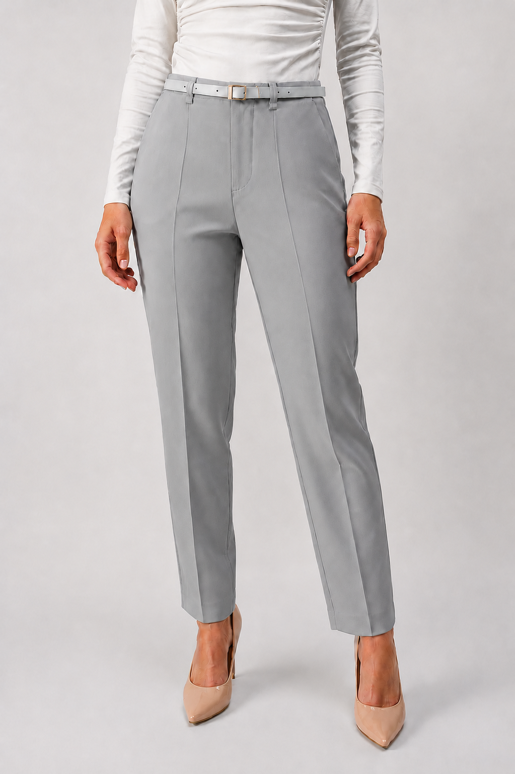 Pantalón Sastrero Victoria con Pinzas Tiro Alto Semirecto