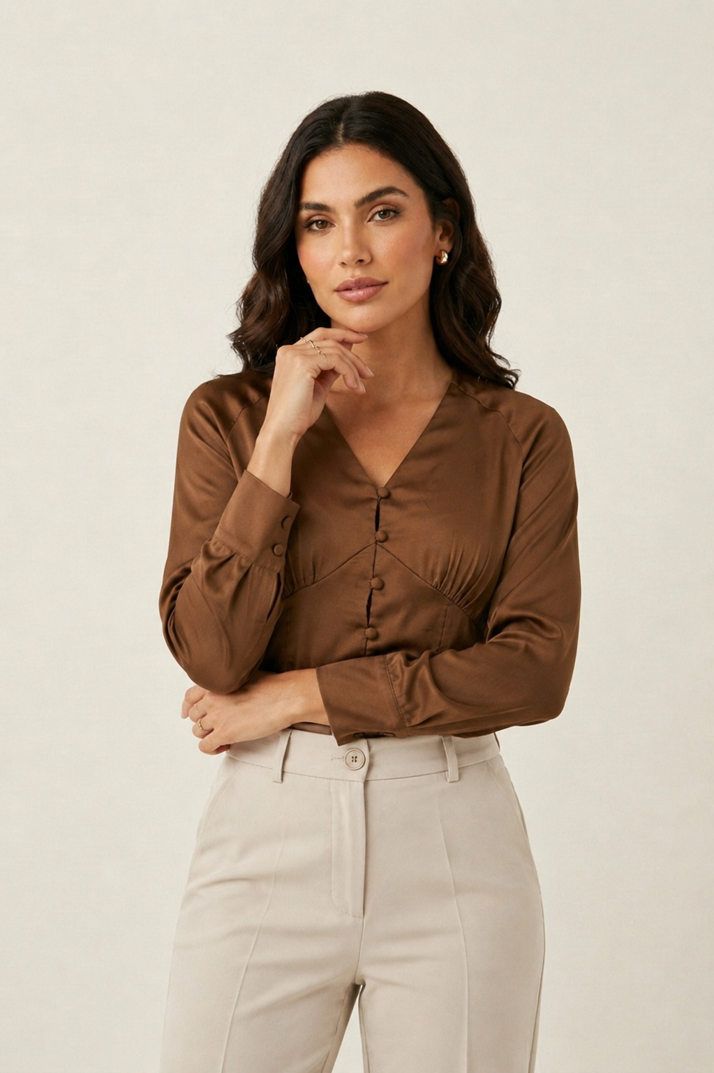 Blusa Indira Manga Larga