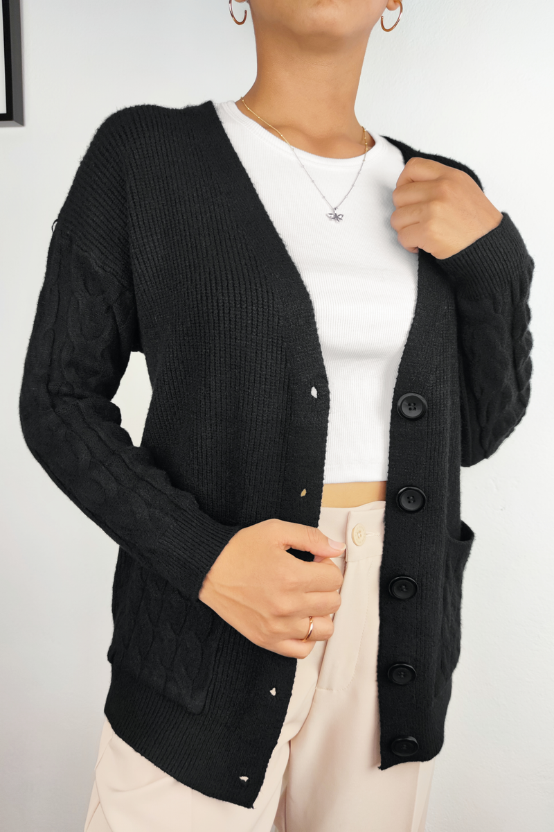 Cardigan Kenya - Negro