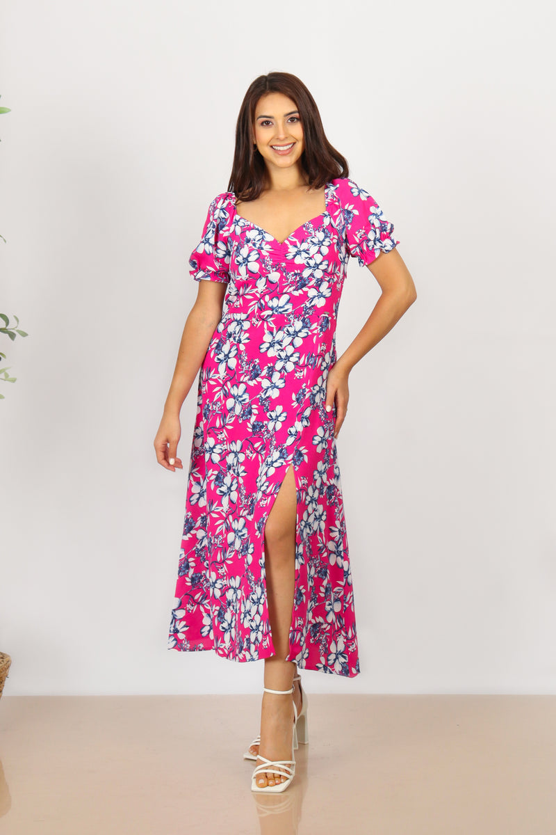 Vestido Selma - Fucsia