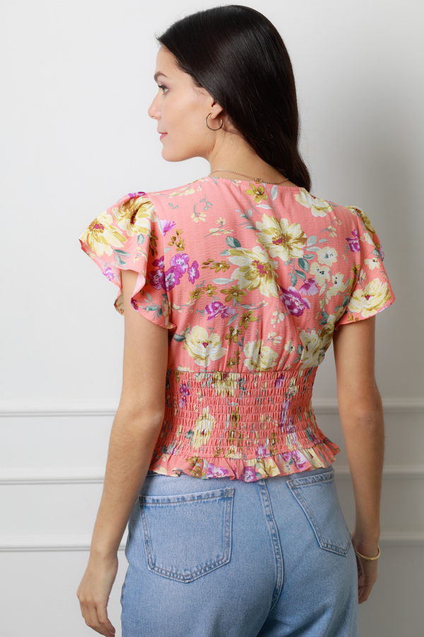 Blusa Gelen - Coral