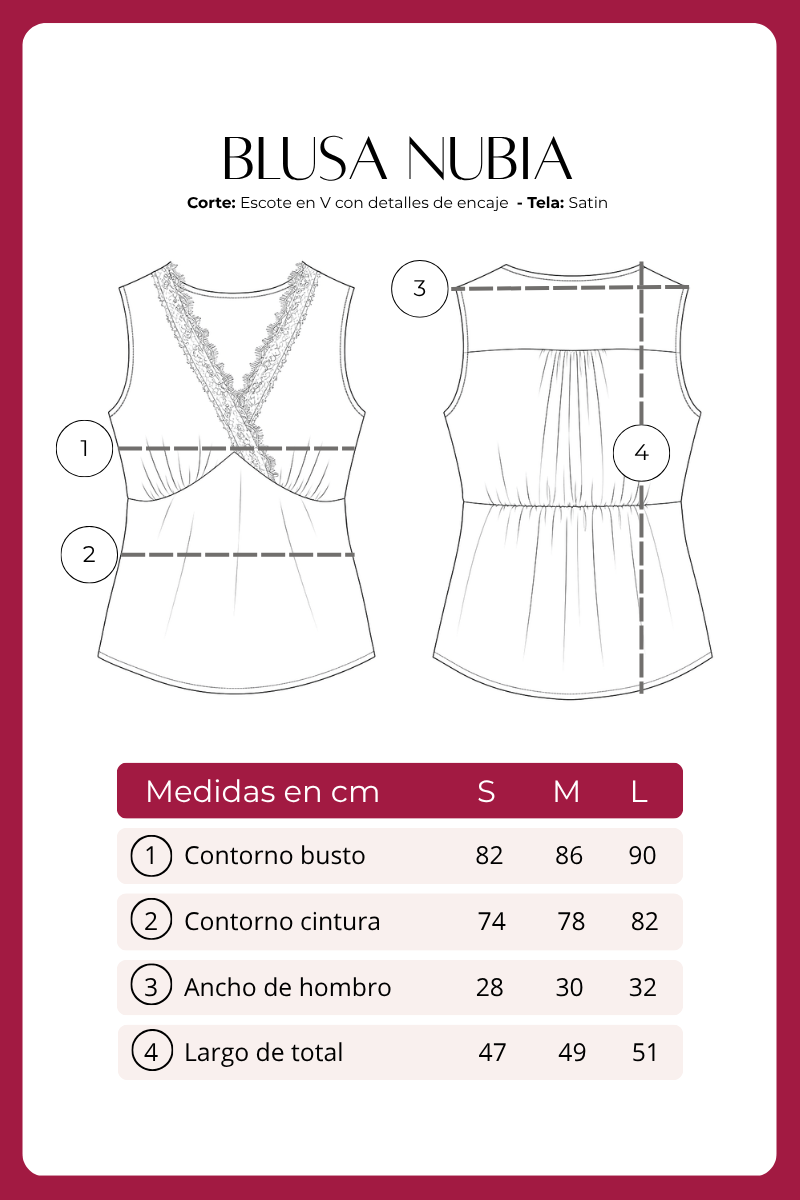 Blusa Nubia