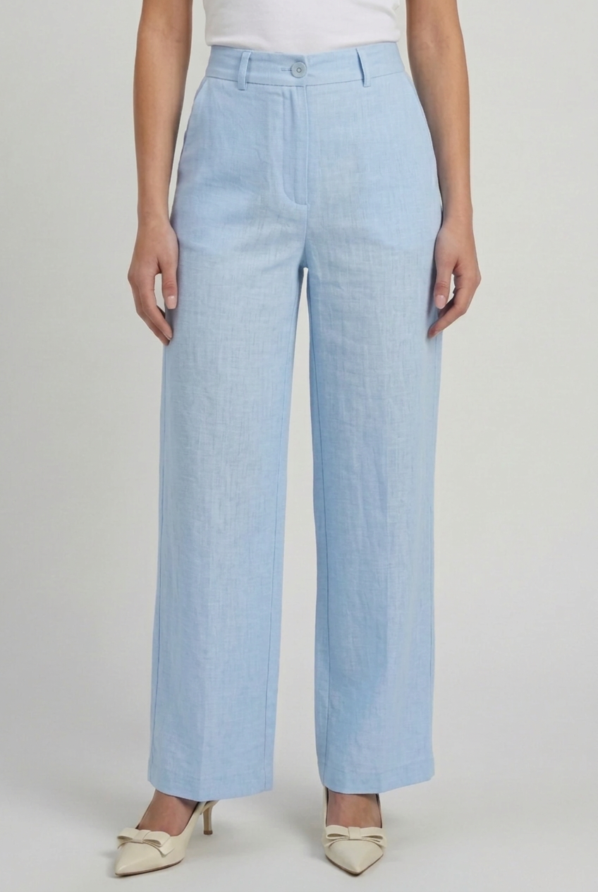 Pantalón de Lino Recto Anali