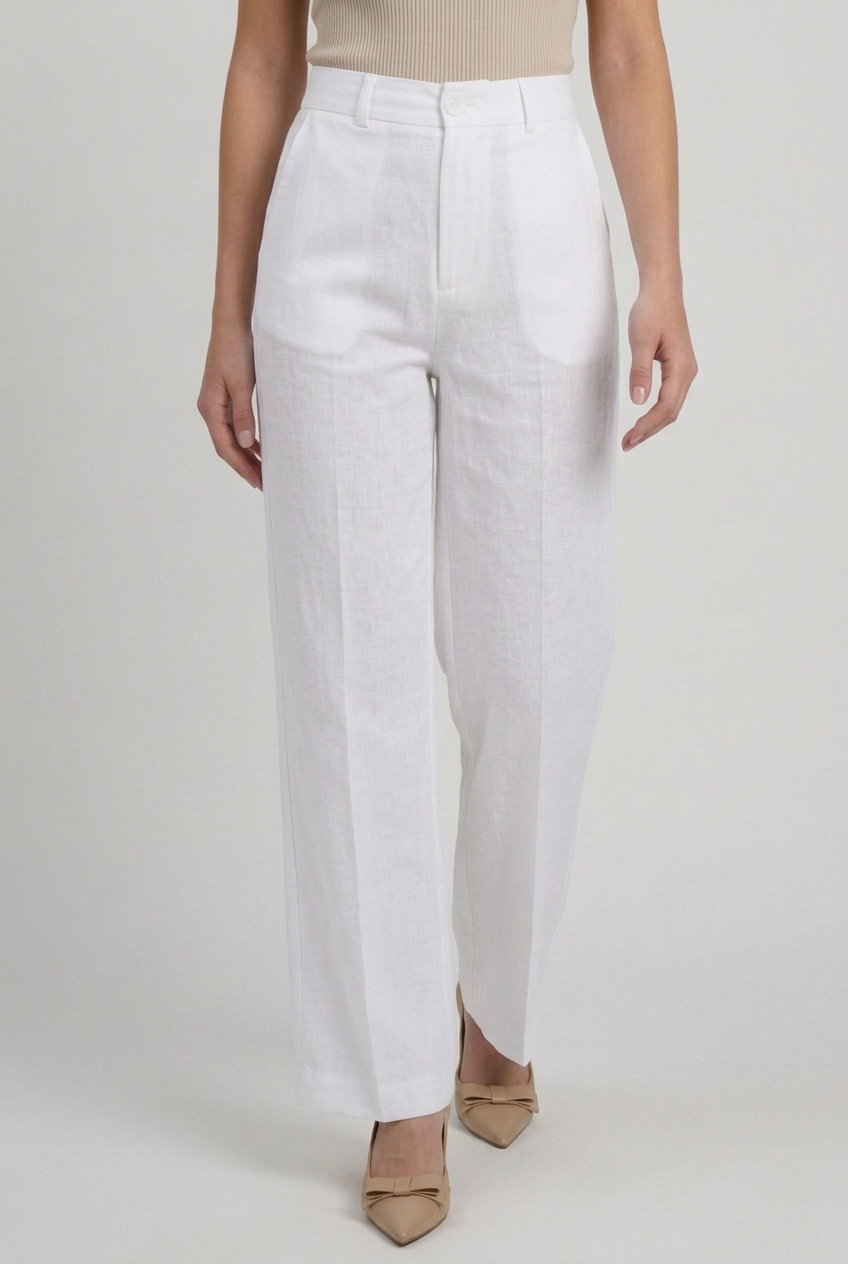 Pantalón de Lino Recto Anali