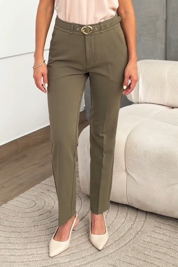 Pantalón Sastrero Joana Semirecto Tiro Alto