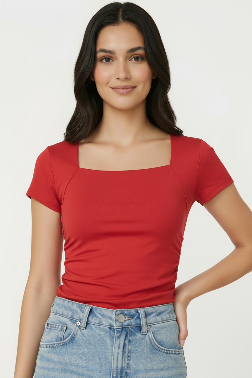 Polo Gabriela manga corta