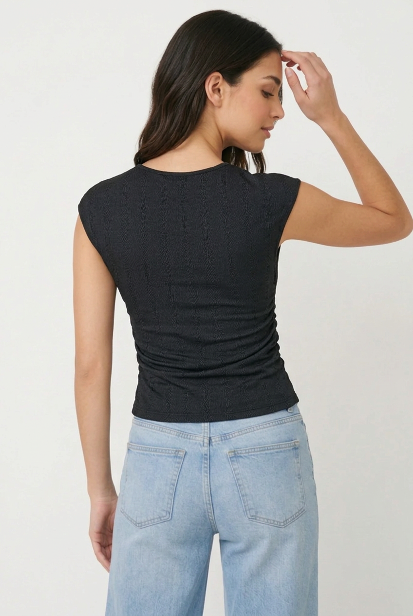 Polo Knit Drapeado Lateral Oneida