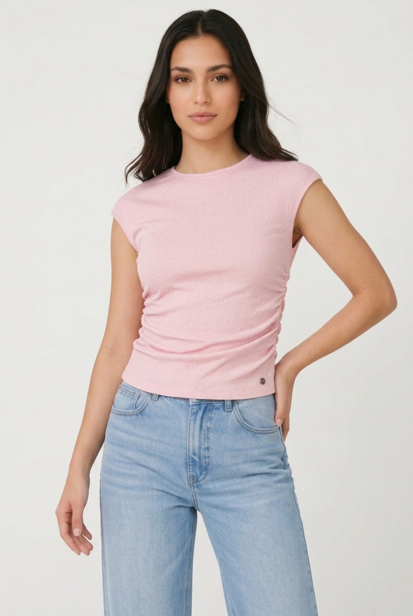 Polo Knit Drapeado Lateral Oneida
