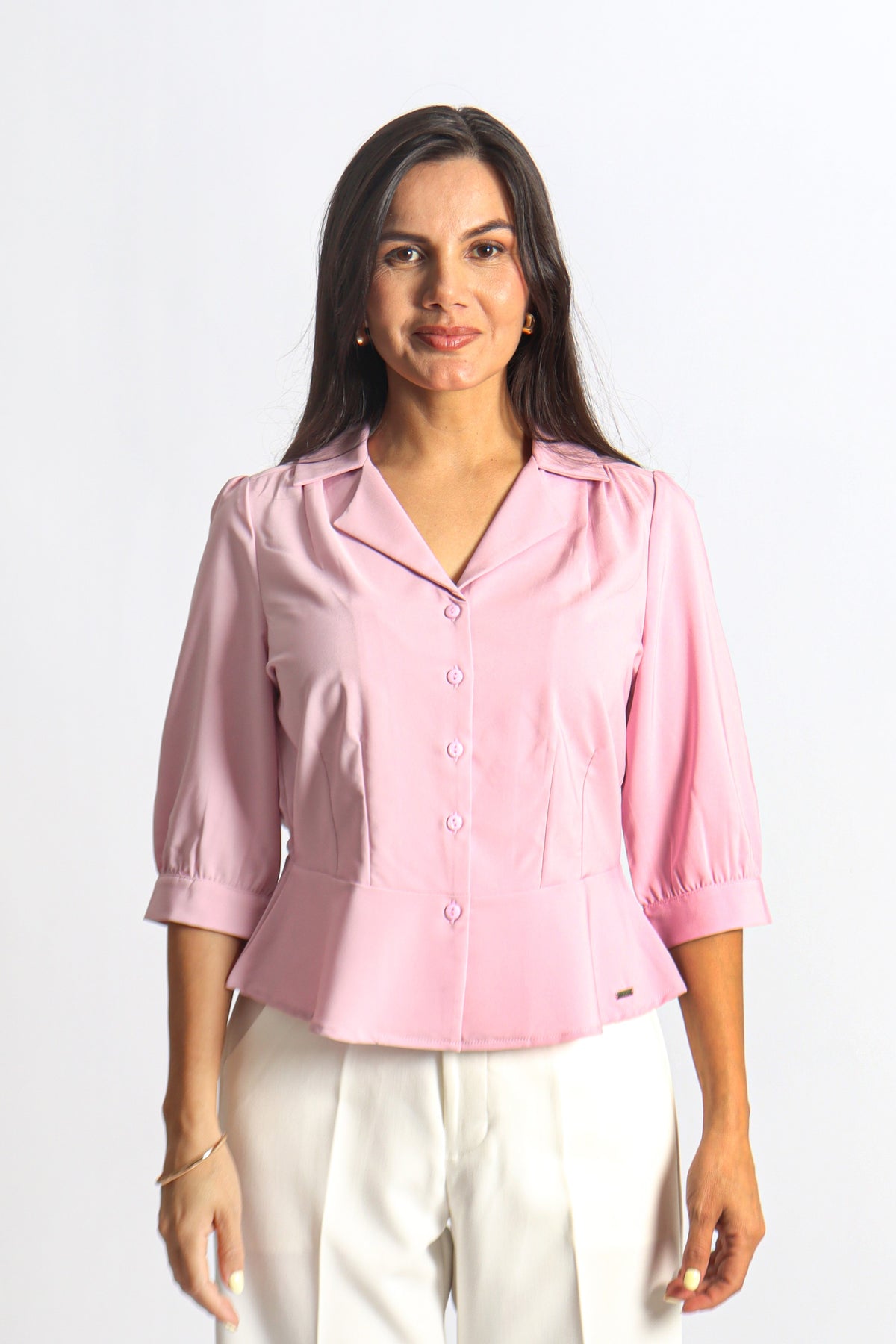 Blusa Mariana Cuello Camisero